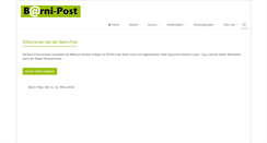Desktop Screenshot of barni-post.ch